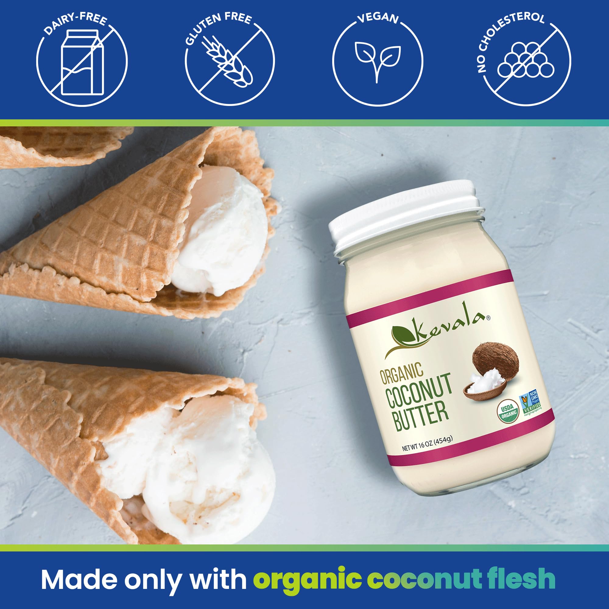 Kevala Organic Coconut Butter 16oz