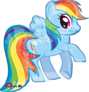 anagram my little pony balloon - rainbow dash