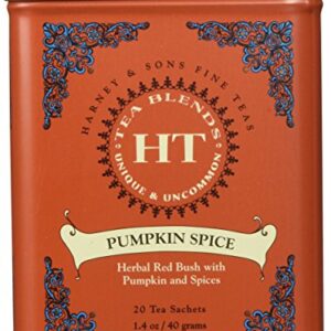 Harney & Sons Pumpkin Spice Rooibos Tea 20 ct Sachet Tin