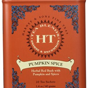 Harney & Sons Pumpkin Spice Rooibos Tea 20 ct Sachet Tin