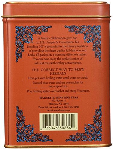 Harney & Sons Pumpkin Spice Rooibos Tea 20 ct Sachet Tin