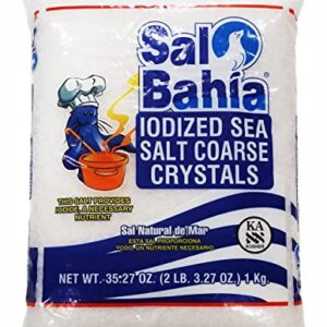 Sal Bahia Iodized Sea Salt Coarse Crystals 35.27oz