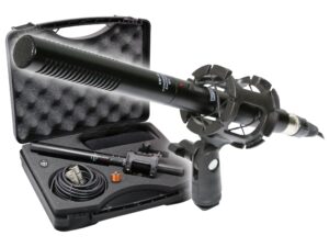vidpro xm-55 13-piece professional video & broadcast unidirectional condenser shotgun microphone kit - complete set includes 2 mounts adapters cables and more perfect for indoor and outdoor recording