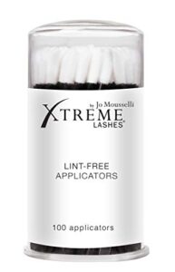 xtreme lashes lint-free xtreme applicators, 100 pack