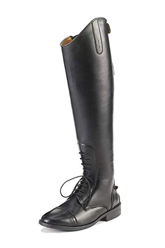 Equistar Women's All-Weather Synthetic Field Equastrian Riding Boot, Black, 9 X-Wide