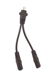 fr 2 pin splitter lead y cable for electric recliner lift chair, 6"