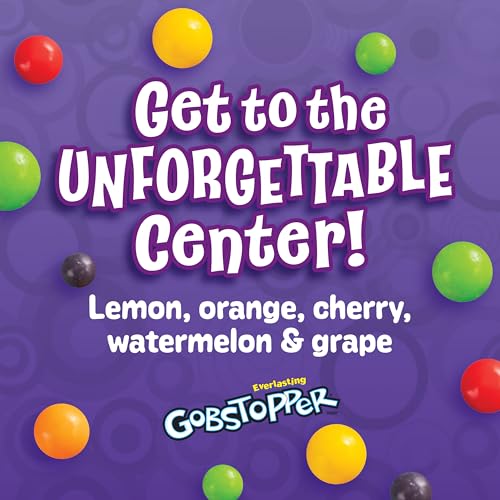 Wonka Gobstopper Everlasting Candy, Jawbreaker Candy, 5 oz (Pack of 12)