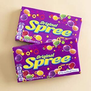 Wonka Spree Original Hard Candy, 5 Ounce Theater Candy Boxes (Pack of 12)