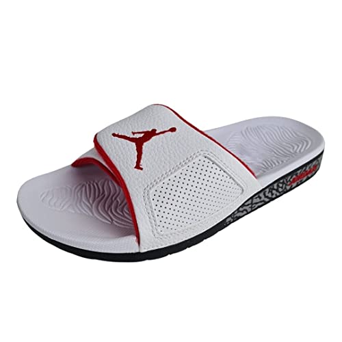 Men's Jordan Hydro III White/University Red-Black (11 D(M) US)