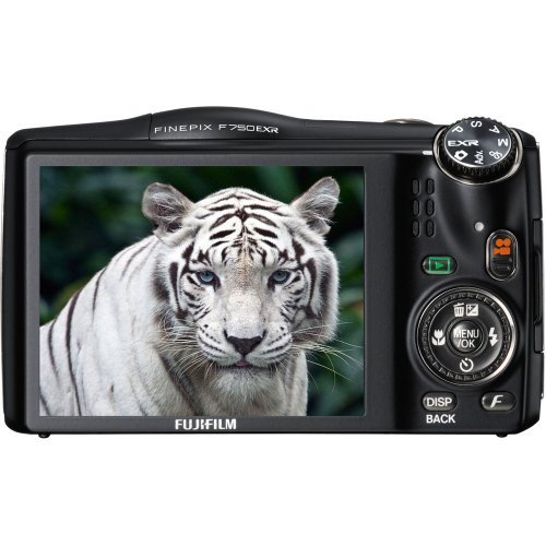 Fujifilm FinePix F750EXR Lite Bundle 16MP Digital Camera with 3.0-Inch LCD Screen (Black)