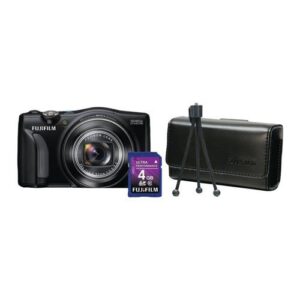 Fujifilm FinePix F750EXR Lite Bundle 16MP Digital Camera with 3.0-Inch LCD Screen (Black)