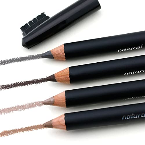 Sorme Natural Definitive Waterproof Eyebrow Pencil 0.04 oz | Smudgeproof Soft Blonde Eye Brow Pencil | Dual Purpose Brow Pencil and Brush Combo | High Definition Waterproof Eyebrow Makeup