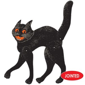 Jointed Scratch Cat - Black