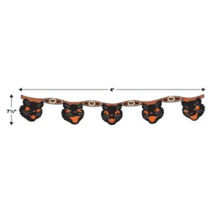 Beistle Jointed Cat Streamer, 7-Inch by 4-Feet