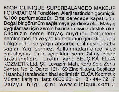 Clinique Superbalanced Foundation 1.0 Oz Fair Clinique/Superbalanced Makeup Fair 1.0 Oz