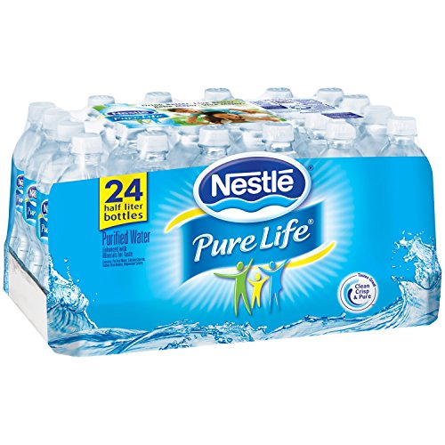 Pure Life 571863 Nestle Pure Life Water 16.9 Oz. 24/Carton (110109)