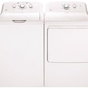 Hotpoint HTW240ASKWS 27" Top Load Washer with 3.8 Cubic. ft. Capacity, 10 Wash Cycles, Load Size, Deep Rinse, 700 RPM, in White