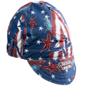 Lincoln Electric unisex adult Flat Lincoln Electric Welding Cap Mesh Inside Liner All American Print K3203 ALL, Graphic, One Size US