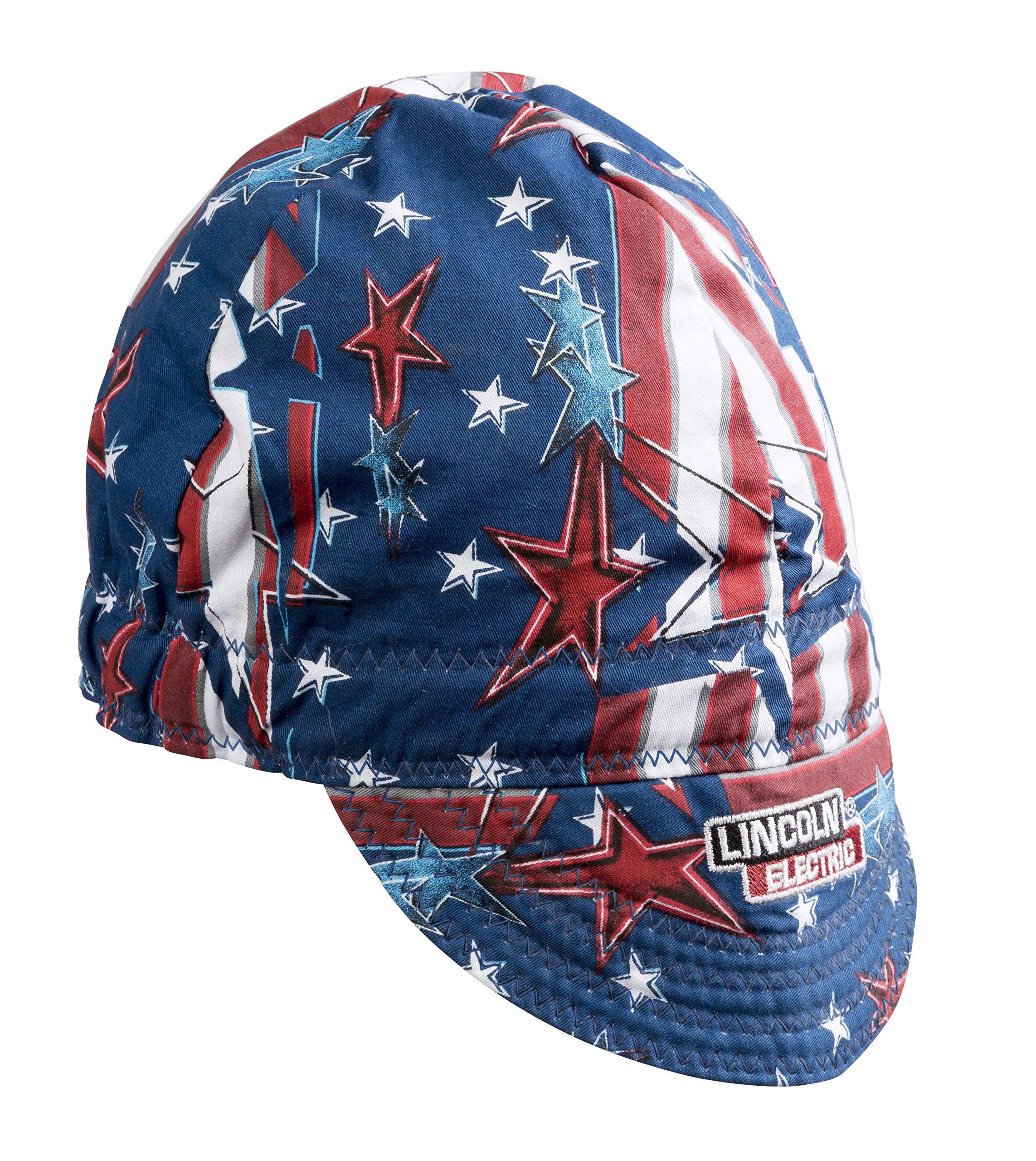 Lincoln Electric unisex adult Flat Lincoln Electric Welding Cap Mesh Inside Liner All American Print K3203 ALL, Graphic, One Size US