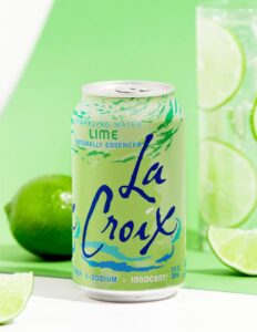lacroix sparkling water, lime, 12 fl oz (pack of 8)