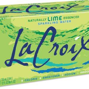 LaCroix Sparkling Water, Lime, 12 Fl Oz (pack of 8)