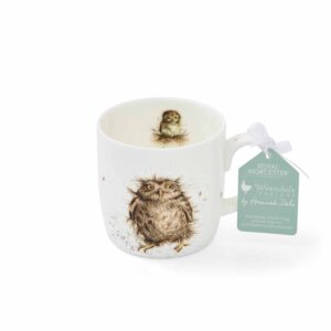 Royal Worcester Wrendale Wrendale What A Hoot Mug, Multi-Colour