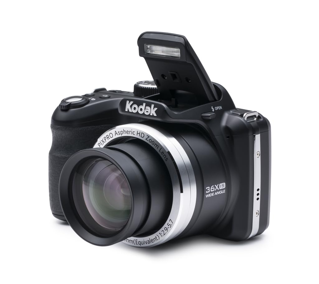 Kodak PIXPRO Astro Zoom AZ361 16 MP Digital Camera with 36X Opitcal Zoom and 3" LCD Screen (Black)