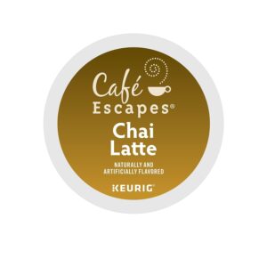 Cafe Escapes Chai Latte Keurig Single-Serve K-Cup Pods, 96 Count (4 Packs of 24)