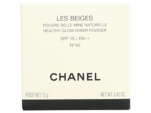 Chanel Les Beiges Healthy Glow Sheer Powder SPF 15 No.40, 0.42 Ounce