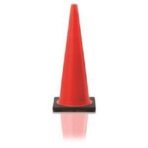 jbc safety plastic rs90045ct revolution series 36" traffic cone wide body, orange color