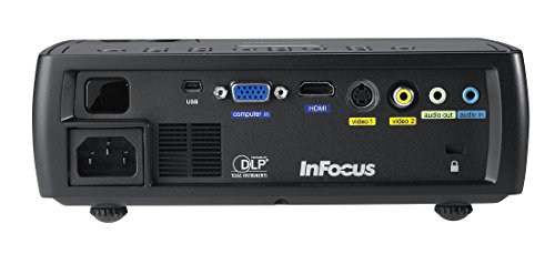 InFocus IN1110a XGA Mobile Projector, 2100 Lumens, HDMI, 2GB Memory, Wireless-ready