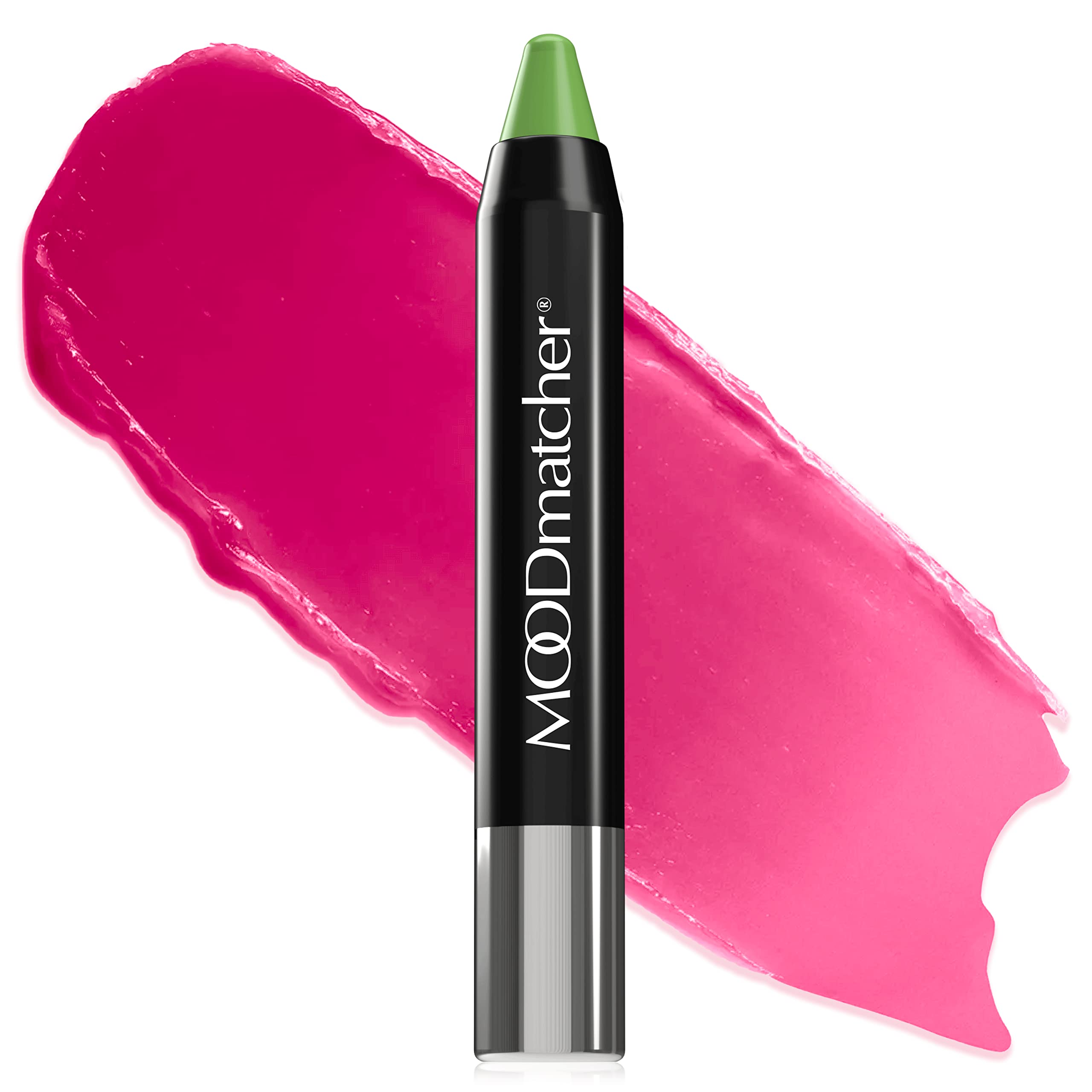 MOODmatcher Twist Stick Original Color-Change Lipstick, Red-12 Hour Long Wear, Waterproof, Ultra Hydrating With Aloe & Vitamin E, Smudgeproof, faderproof & Kissproof (Green)