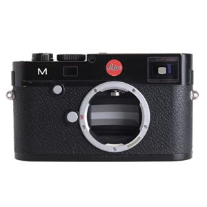 leica 10770 m 24mp rangefinder camera with 3-inch tft lcd screen - body only (black)