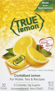 true lemon, lemon crystallized packets, 0.9 ounce
