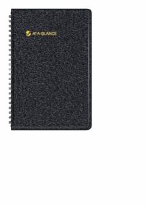 at-a-glance 2017 weekly appointment book, black, 4 7/8 x 8 inches (70-075-05)