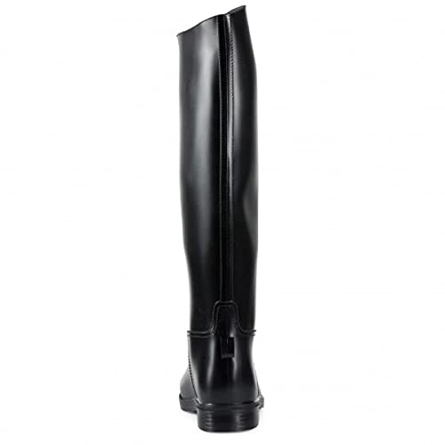 Horze Chester Unisex Adult Sturdy Rubber Equestrian Horse Riding Tall Dress Boots - Black - 7.5