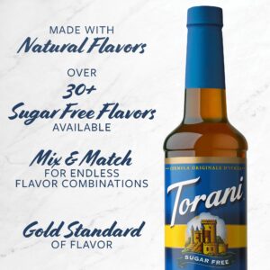 Torani Sugar Free Syrup, Vanilla, 25.4 Ounce (Pack of 4)