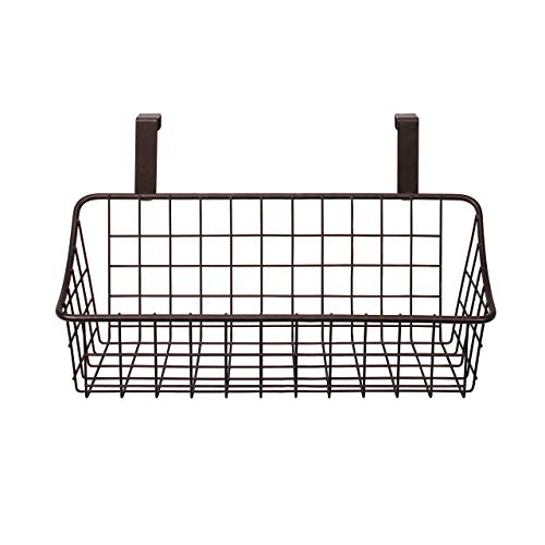 Spectrum Diversified Grid Storage Basket, Over the Cabinet Door, Small, Bronze