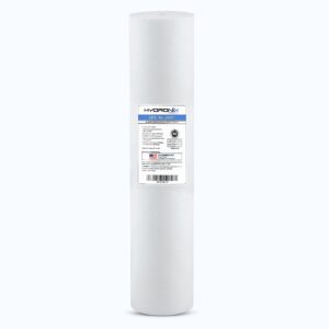 hydronix sdc-45-2001 whole house or commercial nsf polypropylene sediment water filter cartridge 4.5" x 20" - 1 micron