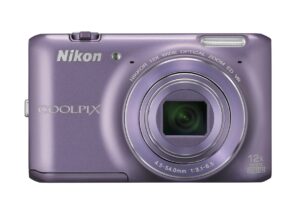 nikon coolpix s6400 16 mp digital camera with 12x optical zoom and 3-inch lcd (purple)