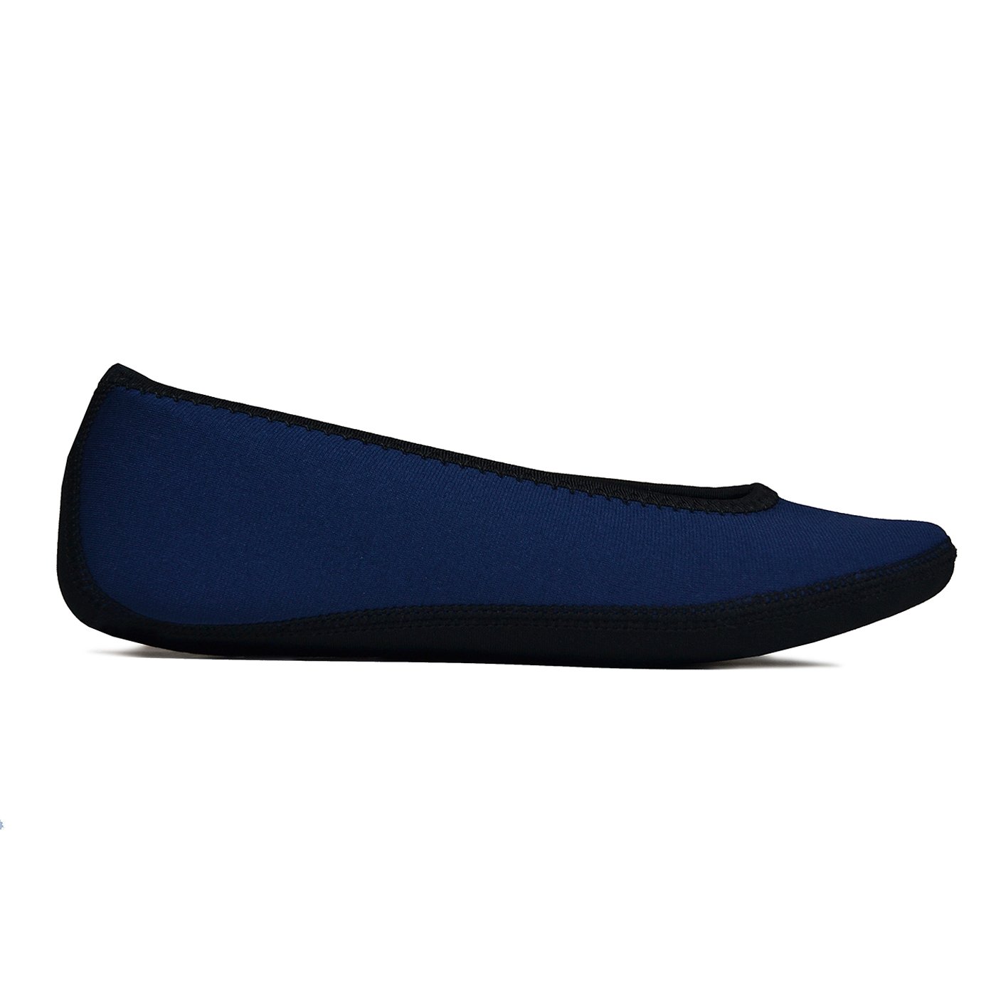 Nufoot Women's Ballet Flat Slipper, Navy, X-Large