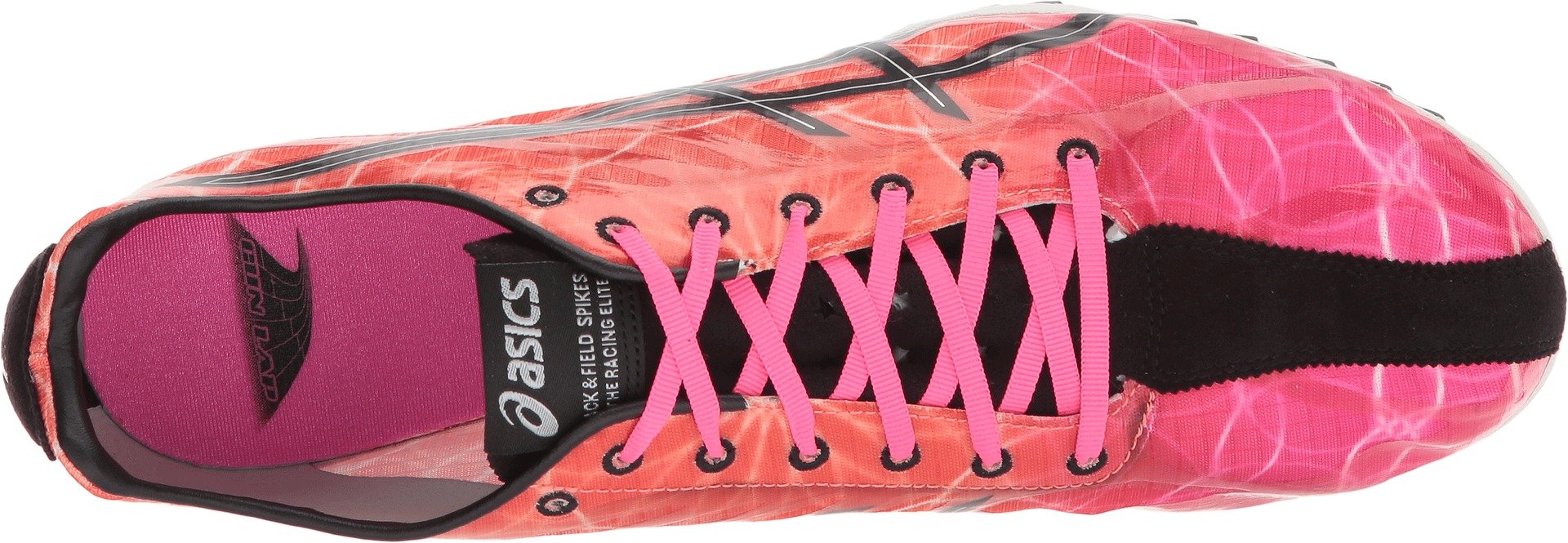 ASICS Men's Gun Lap Track Shoe,Knockout Pink/Black/Fiery Flame,12 M US