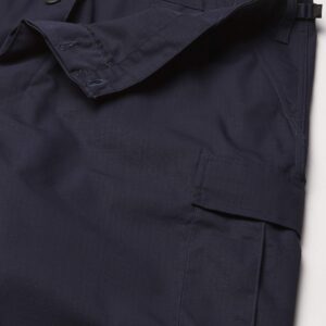 Tru-Spec Men's Standard BDU Pant, Navy, Medium Short