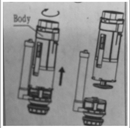 American Standard 7381002-400.0070A Dual Flush Valve #A2412