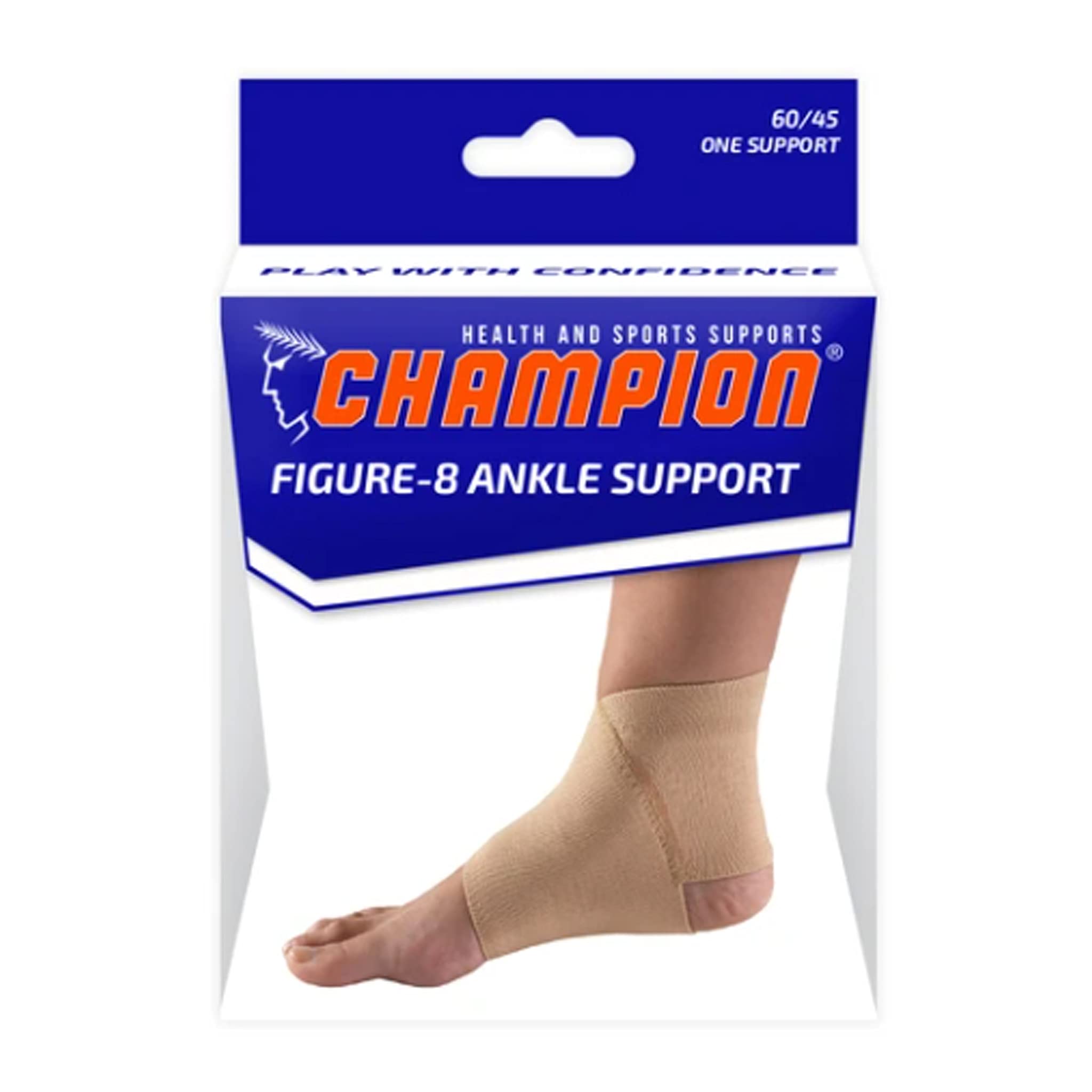 Champion Ankle Support, Figure-8 Style, Knit Elastic, Medium