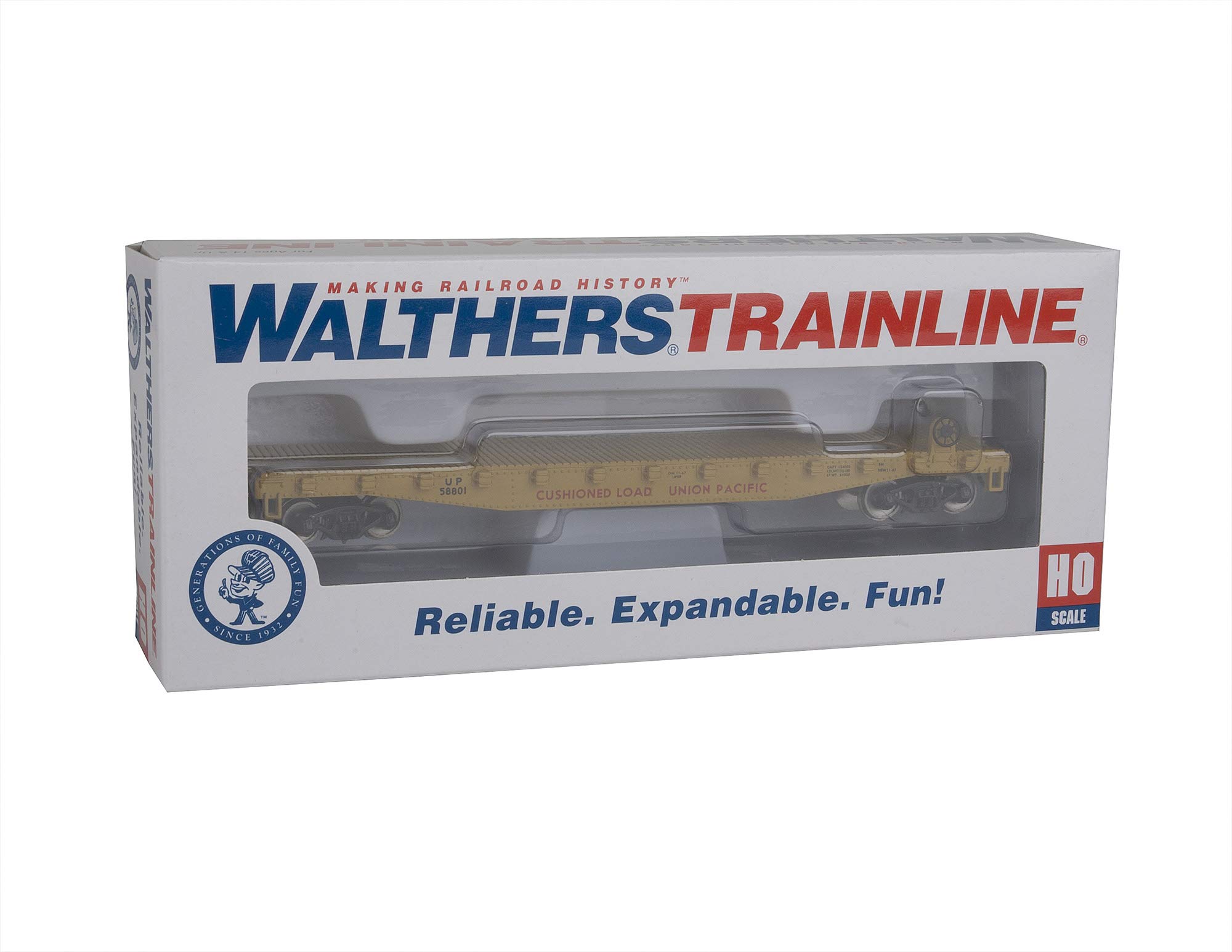 Walthers Trainline HO Scale Model Union Pacific Flatcar