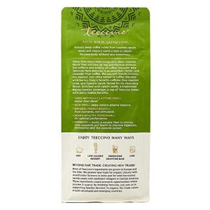 Teeccino Herbal Coffee Variety Pack - Vanilla Nut, French Roast, Maca Chocolaté - Ground Herbal Coffee That’s Prebiotic, Caffeine-Free & Acid Free, Dark Roast, 11 Ounce (Pack of 3)