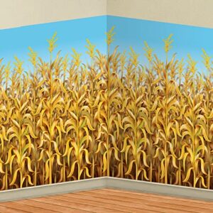 Beistle Decorative Cornstalks Backdrop