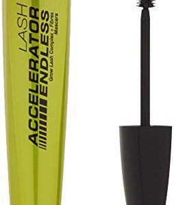 Rimmel London Lash Accelerator Endless Volume Mascara, Micro-Fiber Formula, No Clumps, Grow-Lash Complex, 003, Extreme Black, 0.33 oz