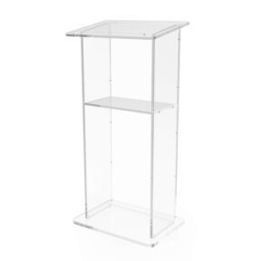 fixturedisplays® clear acrylic lucite podium pulpit lectern 45" tall 1803-2